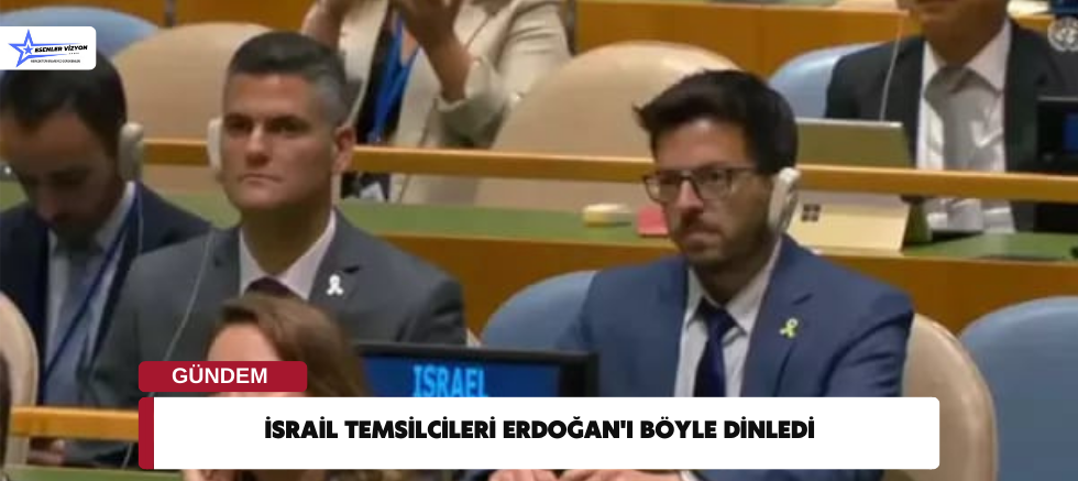 İsrail Temsilcileri Erdoğan'ı Böyle Dinledi 