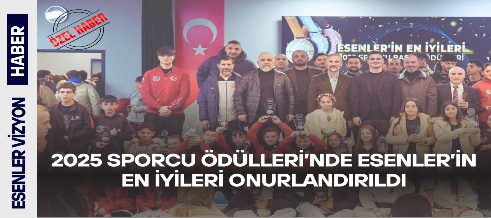 2025 Sporcu Ödülleri’nde Esenler’in En İyileri Onurlandırıldı