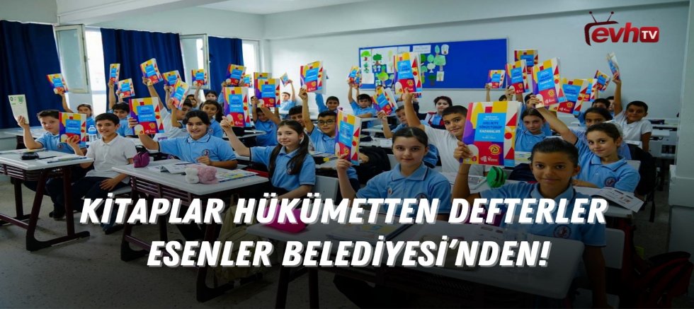 Kitaplar Hükümetten Defteler Esenler Belediyesi'nden!