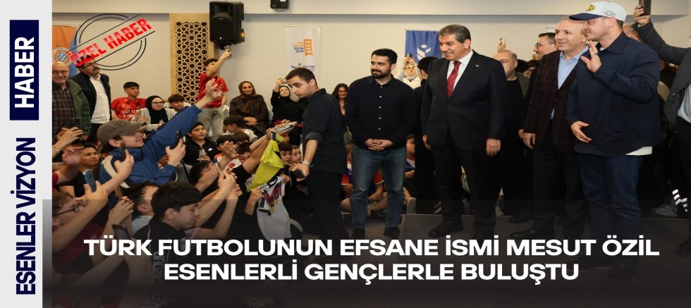Türk Futbolunun Efsane İsmi Mesut Özil Esenlerli Gençlerle Buluştu