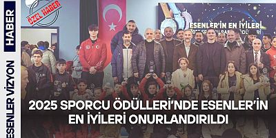 2025 Sporcu Ödülleri’nde Esenler’in En İyileri Onurlandırıldı
