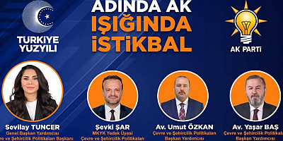 Ak Parti Çevre ve Şehircilik Politikaları Başkan Yardımcılığı Görevine Av. Umut Özkan Atandı