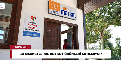 Bu Marketlerde Boykot Ürünleri Satılmıyor 