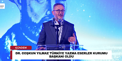 Dr. Coşkun Yılmaz Türkiye Yazma Eserler Kurumu Başkanı Oldu