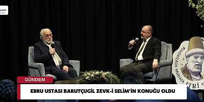 EBRU USTASI BARUTÇUGİL ZEVK-İ SELİM’İN KONUĞU OLDU