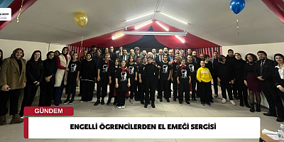 Engelli Ögrencilerden El Emeği Sergisi