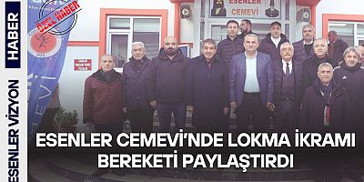 Esenler Cemevi’nde Lokma İkramı Bereketi Paylaştırdı