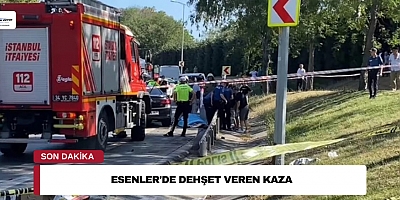 Esenler'de Dehşet Veren Kaza