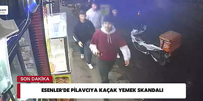 Esenler'de Pilavcıya Kaçak Yemek Skandalı