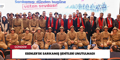 Esenler'de Sarıkamış Şehitleri Unutulmadı 