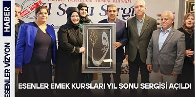 Esenler Emek Kursları Yıl Sonu Sergisi Açıldı