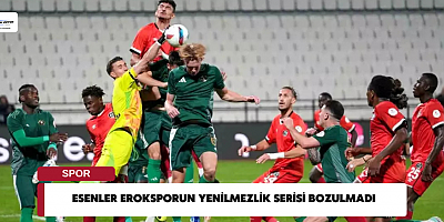 Esenler Eroksporun Yenilmezlik Serisi Bozulmadı