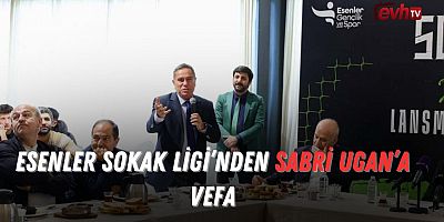 Esenler Sokak Ligi'nden Sabri Ugan'a Vefa 