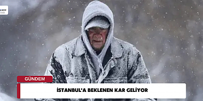 İstanbul'a beklenen kar geliyor