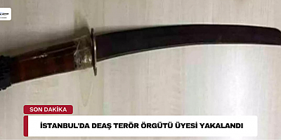 İstanbul'da DEAŞ Terör Örgütü Üyesi Yakalandı