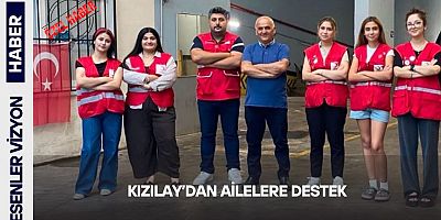 KIZILAY'DAN AİLELERE DESTEK