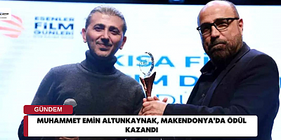 Muhammet Emin Altunkaynak, Makendonya'da ödül kazandı