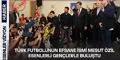 Türk Futbolunun Efsane İsmi Mesut Özil Esenlerli Gençlerle Buluştu