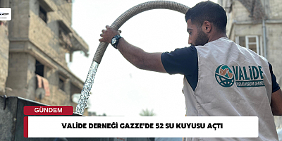 Valide Dernegi Gazze'ye Temiz Su Ulaştırmaya Devam Ediyor