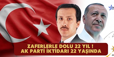 Zaferlerle Dolu 22 Yıl ! Ak Parti İktidarı 22 Yaşında 